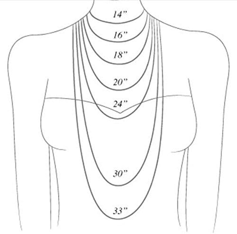 Pori Jewelry Sterling Silver Paperclip Chain Necklaces in 3Mm, 3.5Mm, 4Mm, and 6Mm Sizes, Available in Lengths 16"-36"